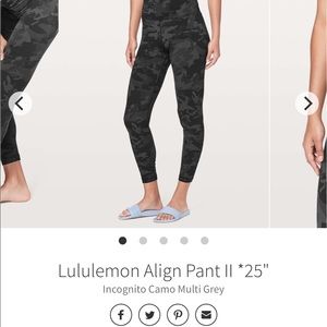 Lululemon align 7/8 incognito camo